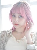 【karra 蒲田】ブリーチオンカラー／アニメカラー／ピンク