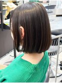 20代30代40代髪質改善カラーショートボブ透明感小顔ブラウン