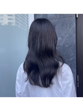 ブレス 東戸塚(bless hair & spa) ブルー系漆黒艶カラー