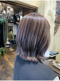 大人ハイライト×ラベンダーカラー