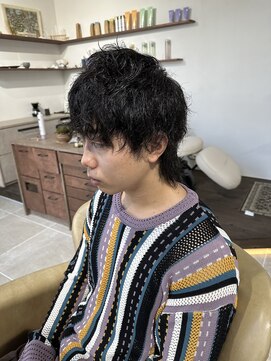 シラス(SiLasu) 癖毛アレンジマッシュウルフ