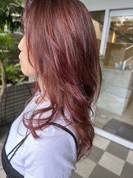 ダブル(W) 【hair salon W】ピンクカラー