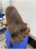 イメチェンハッシュカットフルバング似合わせレッドブラウン