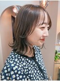 地毛風カラー/ナチュラルレイヤーカット/ショートボブ[船橋]