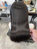 自然なツヤストレートをご希望の方に！カット＋縮毛矯正(アイロン施術あり)