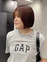 【ブリーチなし】ほんのり「オレンジレッド」