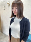 外ハネ×ボブ