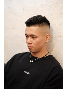 ブロートーキョーバーバーショップ 神田店(Bro Tokyo BARBERSHOP) 【神田】メンズハイスキンフェードトップパーマスタイル