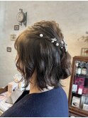 【FAVOR店長】お呼ばれハーフアップ　パーソナルカラー診断