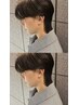 【全員】コンプレックス解消♪メンズカット+ポイントパーマor部分ストレート
