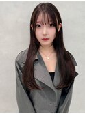 レイヤーロング/ヘルシースタイル/韓国ヘア/ベビーピンク/調布