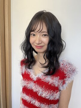 ホワイトルーム(White Room) dark olive × レイヤーカット