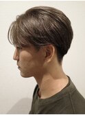 プラチナアッシュグレージュセンターパート