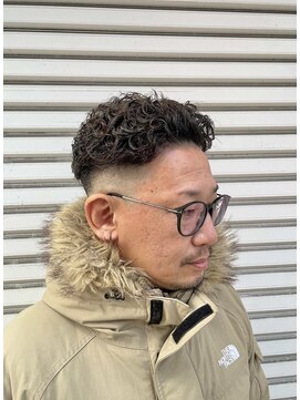 ライズトーキョー 土浦店(RISE TOKYO) 【漢らしいハードパーマ】オールバックリバースパーマ!