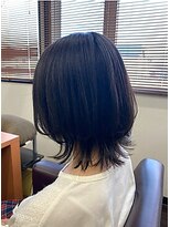 ファイン 滝川店(Fine)&nbsp;20代30代*似合わせウルフカット　暗めカラー　アッシュ