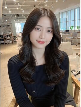 スタートウキョウ 渋谷(STAR TOKYO) ★20代レイヤーカット韓国風センターパート小顔効果◎秋冬カラー