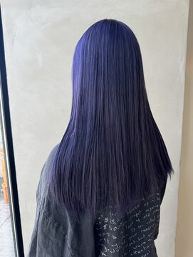 アンジェリカ 立町店(ANGELICA) ライトパープル×ロング×ストレート