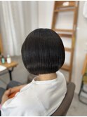 髪質改善×まるみボブ