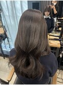 グレージュ／ブリーチなし／オリーブグレー