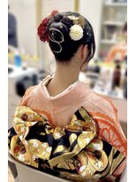 ピュアスタジオ 亀戸(PURE STUDIO)&nbsp;2026年成人式ヘアセット＆着付け　タイトアップスタイル