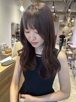 リタ(rita.) 大串 ピンクベージュ レイヤーロング