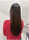 ストレート / 髪質改善トリートメント / 艶カラー /大人スタイル