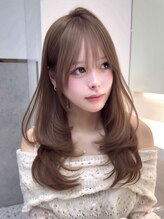 エンター 天神店(ENTER)&nbsp;レイヤーカット ブラウンカラー　透明感カラー　ブリーチなし