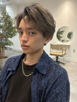 ソラ 表参道(SORA)&nbsp;【MOMONE】メンズハイライトメンズカットアップバング束間ヘア