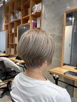 アルトル 池袋2nd(altru) ◇大人40代50代60代ショートボブ丸みショート白髪ぼかし