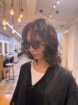 クラフト 福津(CRAFT) 癖毛をパーマ風レイヤーボブ