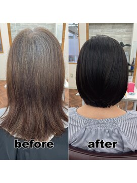 モンド ヘアクリエーション 下荒田店(monde hair creation) 【monde】before × after × 髪質改善