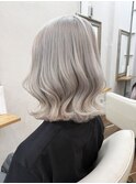 【山岡拓也】次のカラーもなんでもできます！ホワイトシルバー