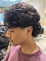 レボ 片町店(Revo) 海外風ラルフカールマレットヘア×ローテーパーフェード!