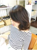 春なので女性らしく軽やかにカット