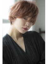 ミエル ヘア 新宿(miel hair)&nbsp;【mielhair新宿】アプリコットオレンジショート
