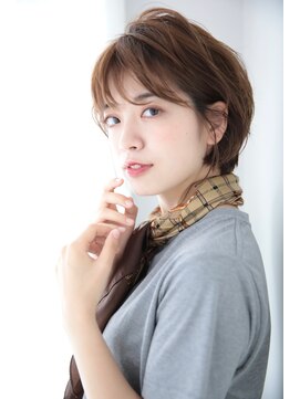 ネオリーブアイム 横浜西口店(Neolive aim) Neolive aim 耳にかけれる長さを残したショートスタイル