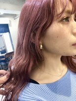 ヴェルダ 池袋店(verda)&nbsp;ダブルブリーチカラー×コーラルピンクベージュ