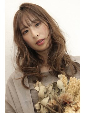 ラフ 八乙女(Rough) 大人ガーリー/ダークアッシュ/ミディアムレイヤーカット/八乙女