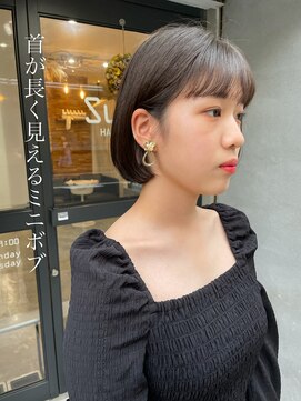 スイート ヘアデザイン(Suite HAIR DESIGN) 夏スタイル ミニボブ タンバルモリ