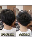 【BeforeAfterメンズパーマ】スガワラ担当