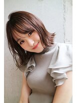 ダヴィン 中目黒(DaVin)&nbsp;【DaVin中目黒】重軽くてウェーブ 外ハネボブ シースルーバング