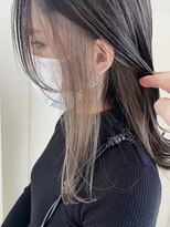 ヘアーデザイン リボン(hair design Ribon) インナーカラー&ミルクティーアッシュベージュ