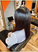ツヤ髪ストレート