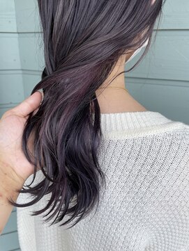 ビスクヘアデザイン(bisq hair design) ピンクラベンダー×グレー