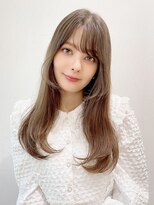 アルバム 新宿(ALBUM SHINJUKU)&nbsp;レイヤー内巻きワンカール_アースカラーくびれヘア_48910