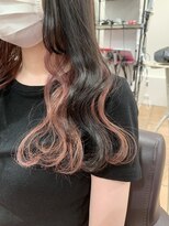 リー 甲子園(Lee)&nbsp;コントラスト×インナーカラーピンク☆no.1