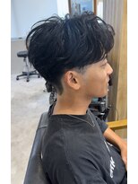 ブリーチ 金沢店(BLEACHi)&nbsp;波巻きスパイラルパーマツイストスパイラルパーマメンズマッシュ