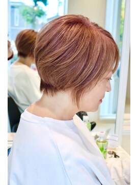 シザーズトリックス ノーブル(scissorstrix Noble) デザインカラー×白髪ぼかしハイライト