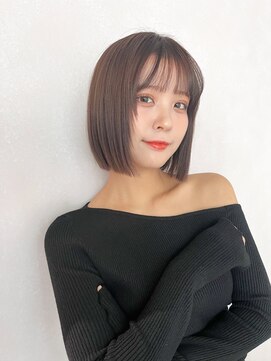 アンアミ キチジョウジ(Un ami Kichijoji) 大人ボブ×縮毛矯正 ○堀越太真樹