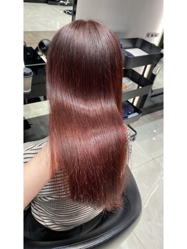 ハルキミナト ジャパン ヨコハマ(HARUKI MINATO japan YOKOHAMA) チェリーレッド/赤髪/赤カラー/艶髪/韓国ヘア